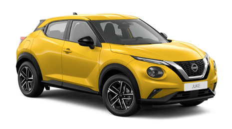 Nissan Juke yellow